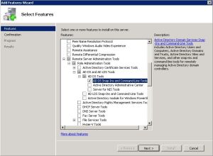 Add Remote Server Administration Tools